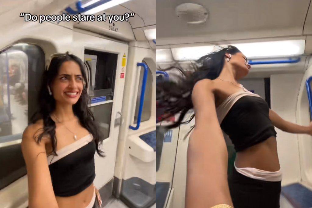 ‘Tube Girl’: esta jovem é fenômeno no TikTok com vídeos icônicos no metrô