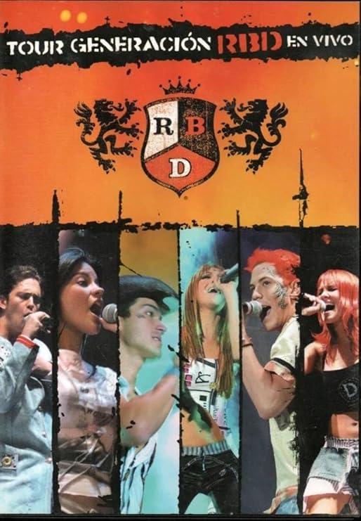 DVD DVD com o show completo da turnê Generacion da banda Rebelde.