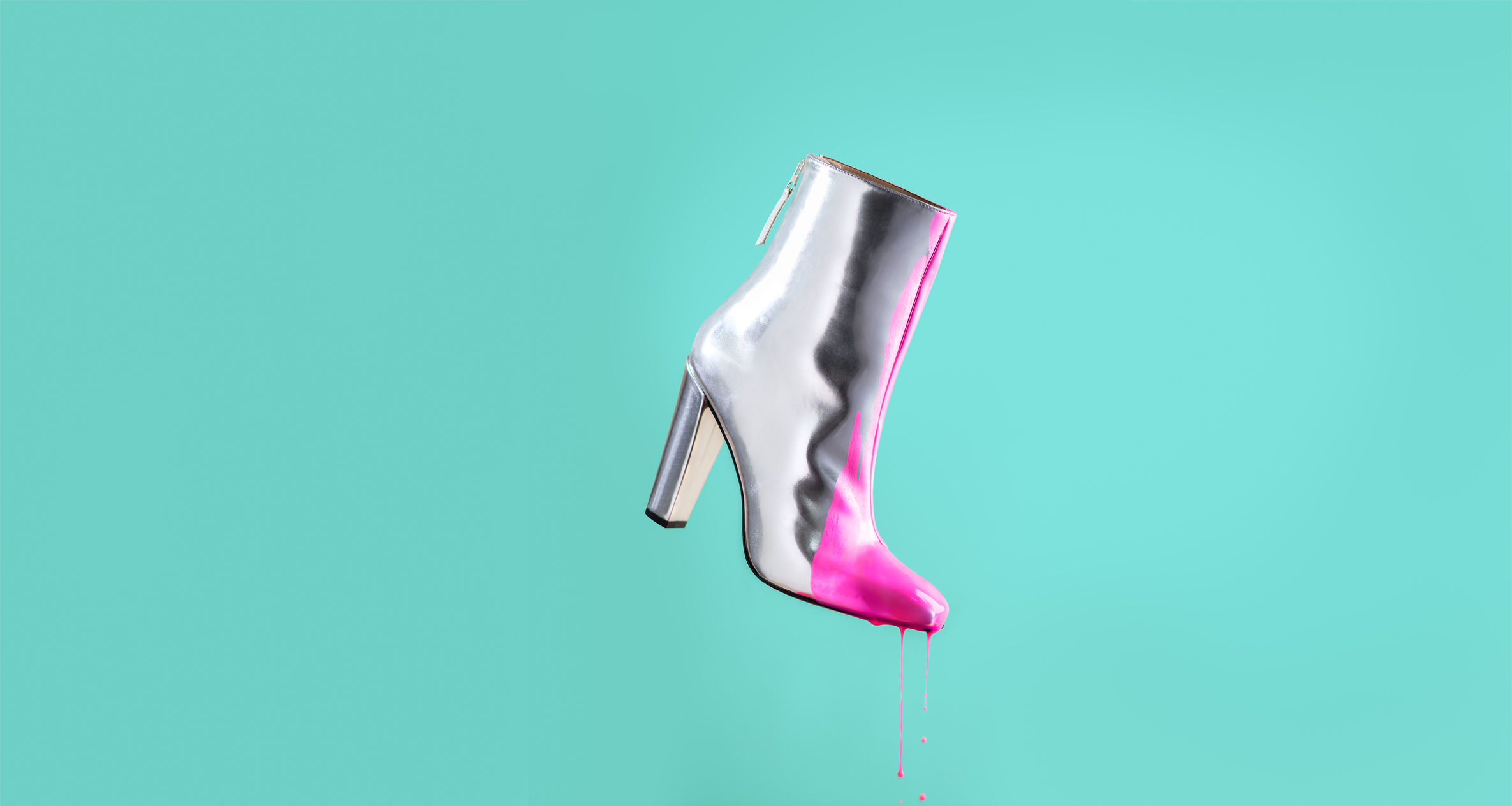 Fashion silver boots