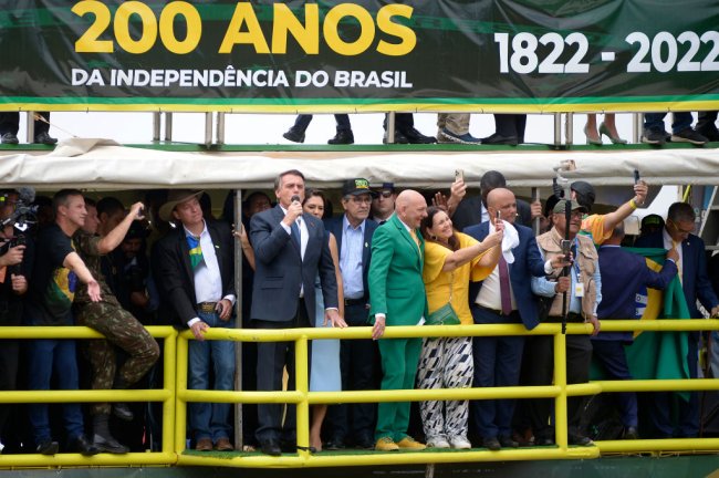 jair bolsonaro e apoiadores na comemoração dos 200 anos de independência do brasil jair bolsonaro e apoiadores na comemoração dos 200 anos de independência do brasil