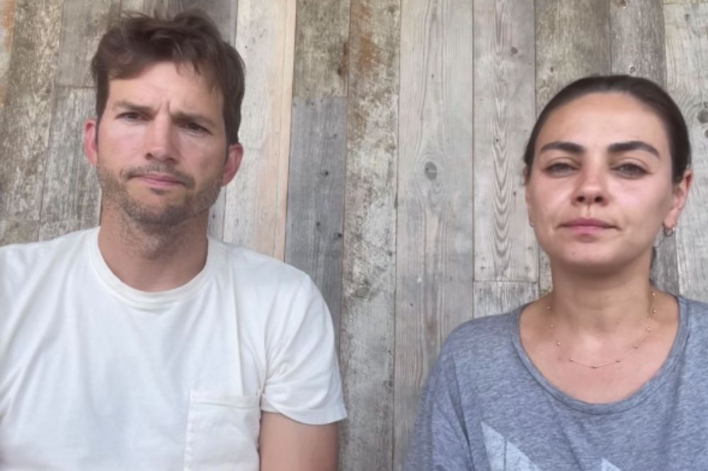 Ashton Kutcher e Mila Kunis pedem desculpas por apoiar Danny Masterson