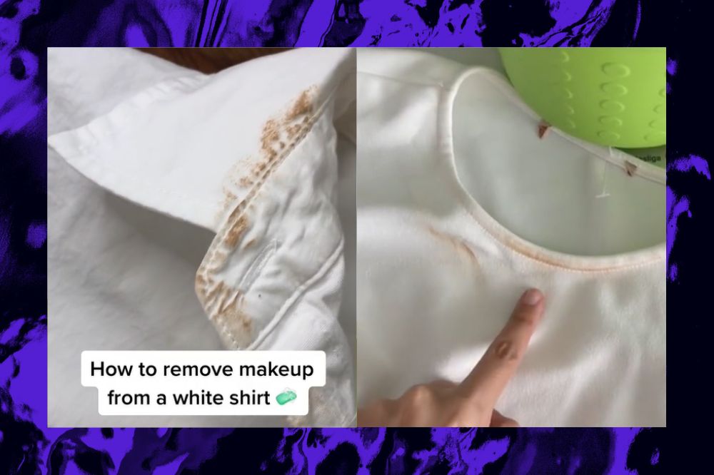 Este truque superfácil promete tirar manchas de maquiagem da roupa
