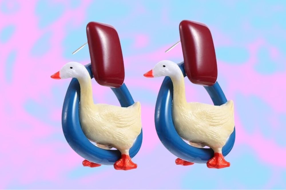 GALPADA Par De Brincos De Pato GALPADA Par De Brincos De Pato