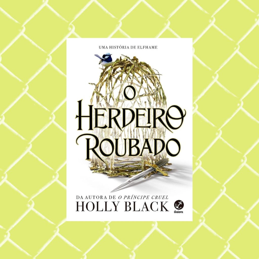 O herdeiro roubado (Kindle Unlimited) Capa do livro O herdeiro roubado (Kindle Unlimited). Fundo verde.