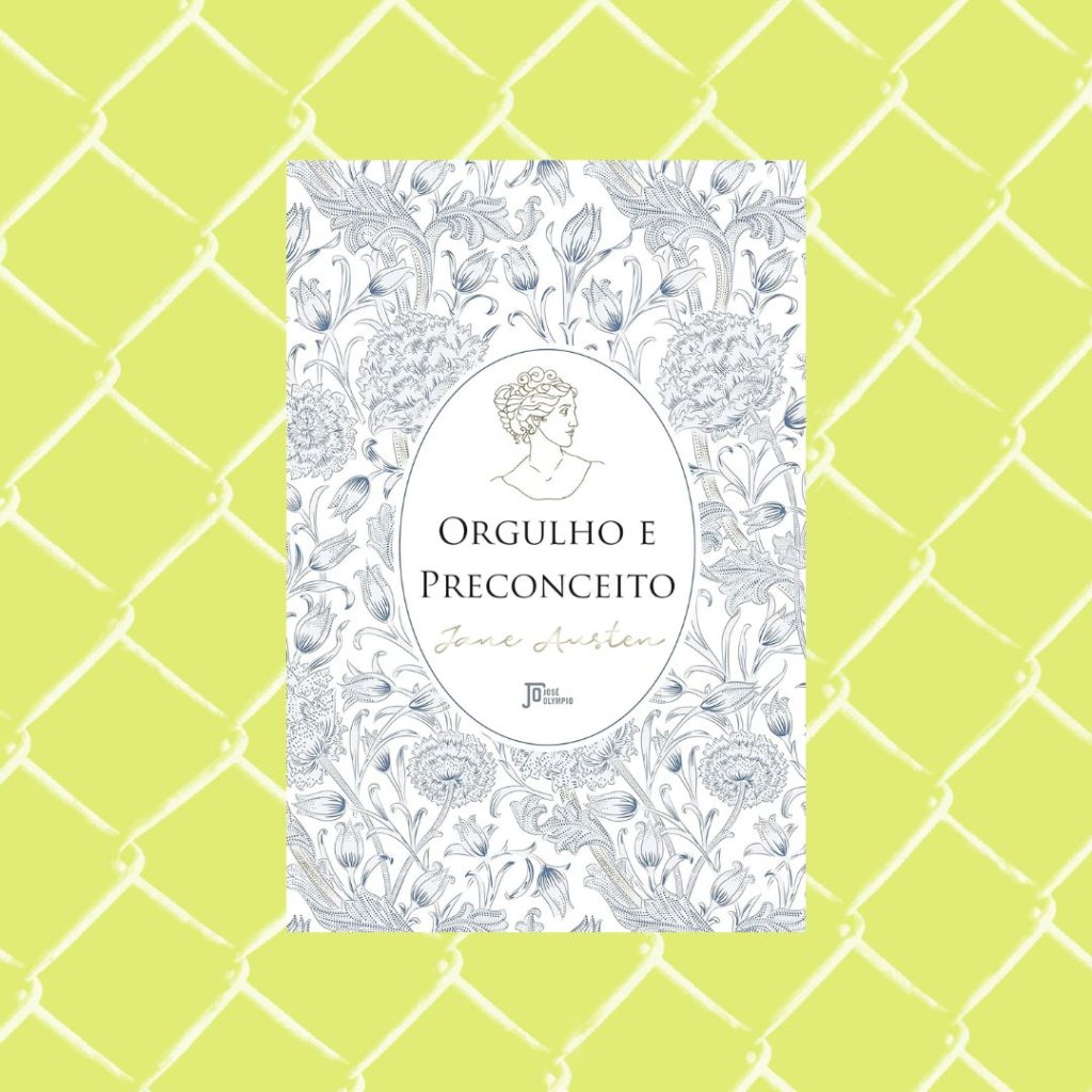 Orgulho e preconceito (De graça no Kindle Ulimited) Capa do livro Orgulho e Preconceito. Fundo verde.