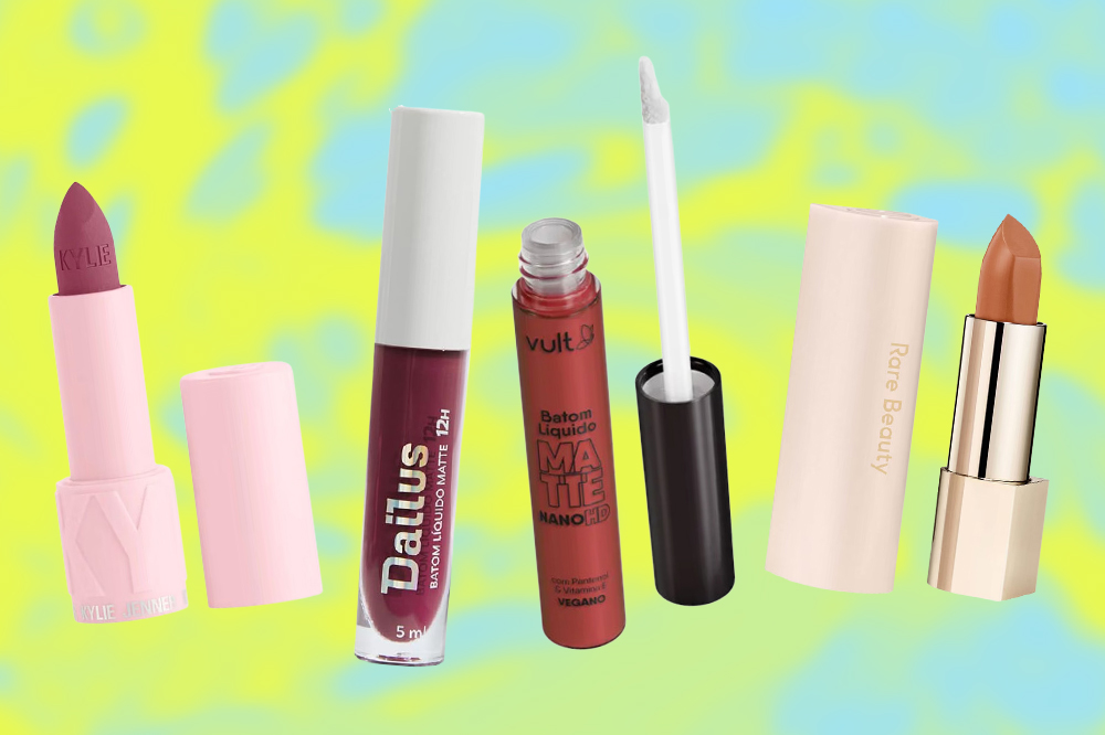 Batons matte: 26 produtos líquidos e em bala que prometem longa duração