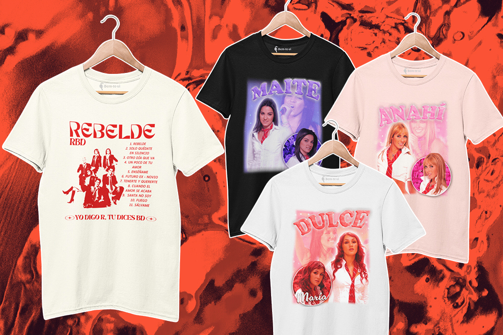 camisetas-rbd-use-bem-te-vi Camisetas do RBD da loja Use Bem-te-vi