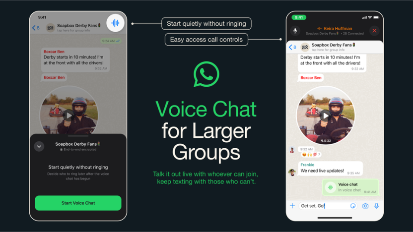 Whatsapp lança uma nova forma de ligação para conversas em grupo