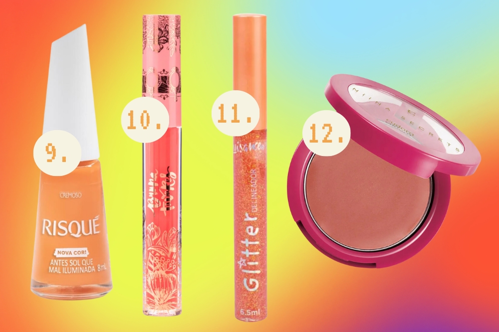 produtos-beleza-cor-pantone-peach-fuzz-2024-03 Produtos de beleza no tema Peach Fuzz, Cor do ano 2024 da Pantone
