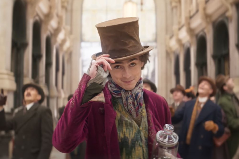 Timothée Chalamet reflete sobre “atitude positiva e otimismo” em Wonka