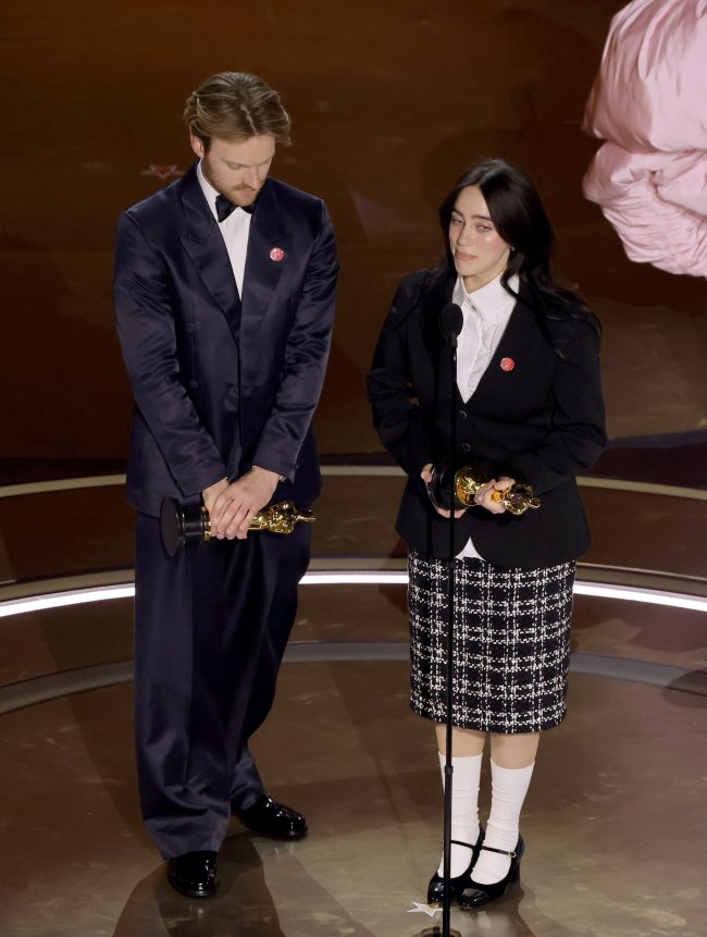 Finneas O’Connell and Billie Eilish no Oscar 2024 Finneas O'Connell and Billie Eilish no Oscar 2024