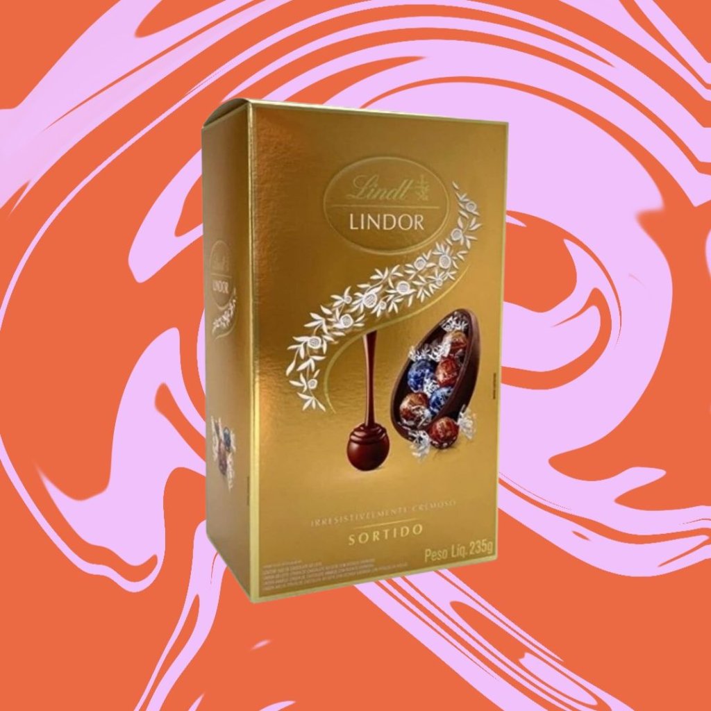 Ovo de Páscoa, Lindt Lindor, Chocolate Sortido, 235g