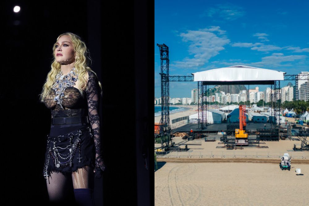 Detalhes da estrutura do show de Madonna no RJ são revelados; confira