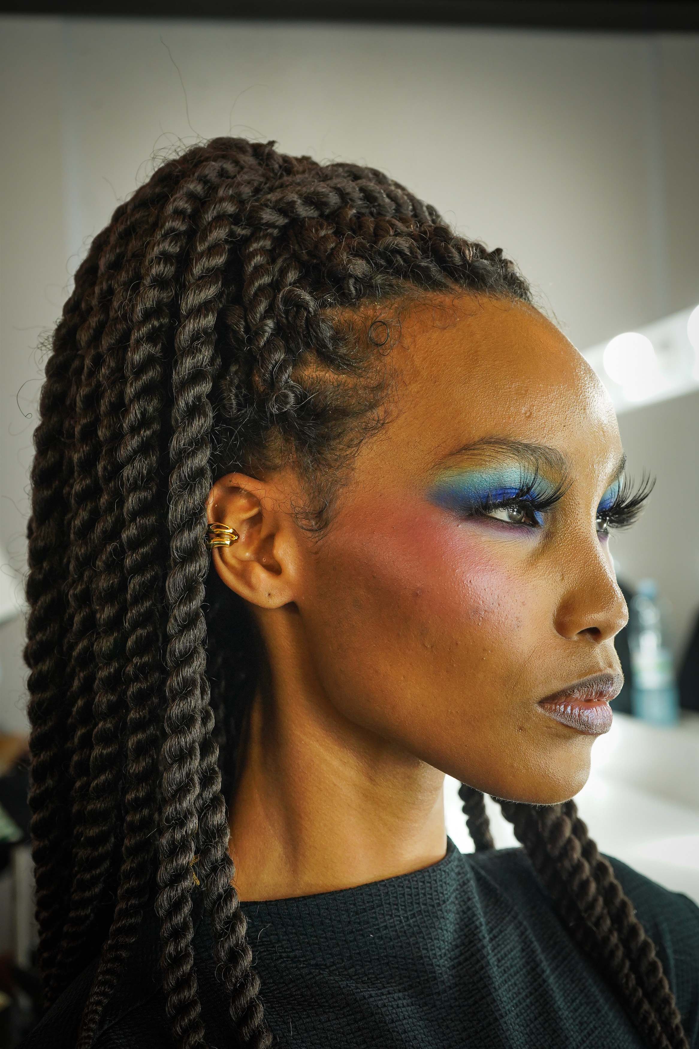 DendezeiroSPFW N57Foto: Gabriel Cappelletti/ @agfotosite Backstage da Dendezeiro no SPFW N57
