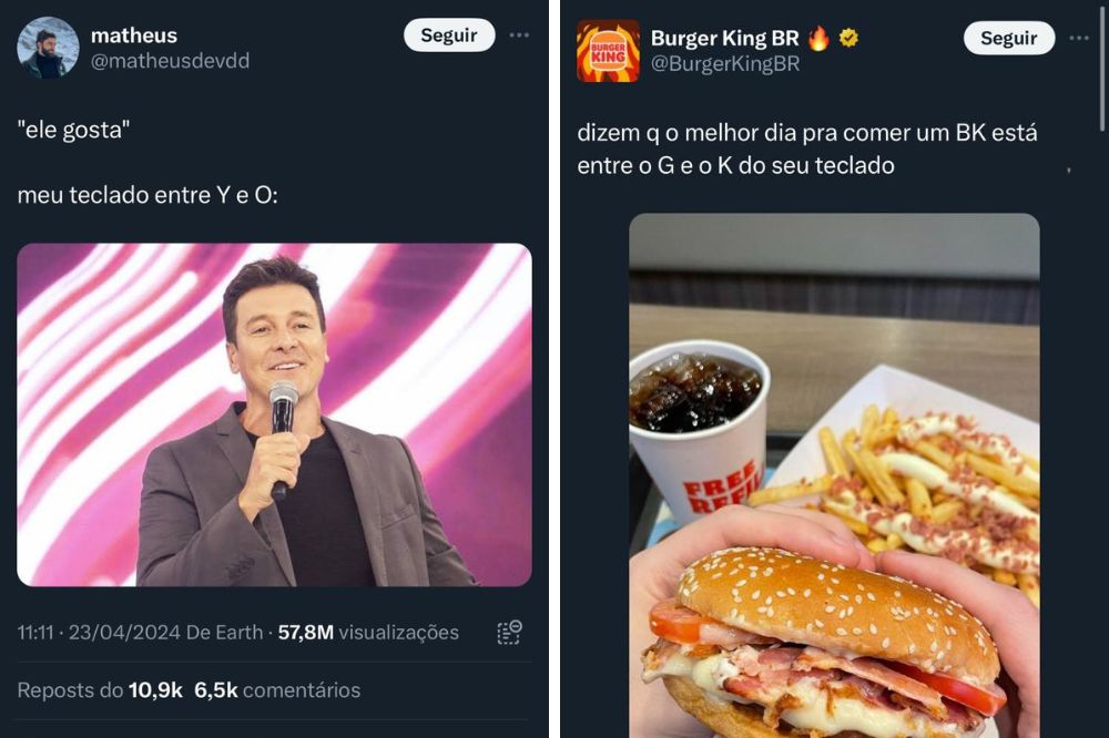 Trend das ‘letras no teclado’ inova paquera e piadas nas redes