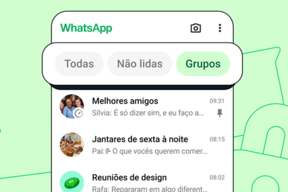 Agora o WhatsApp terá filtros de conversas para facilitar sua vida