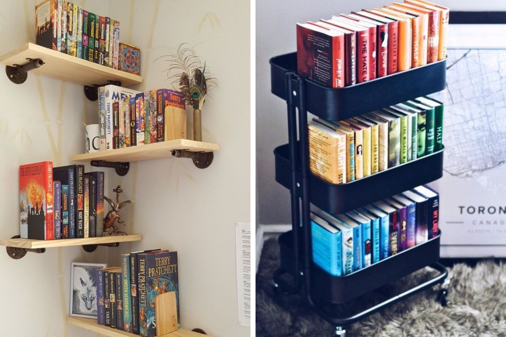 4 formas diferentes de organizar todos seus livros