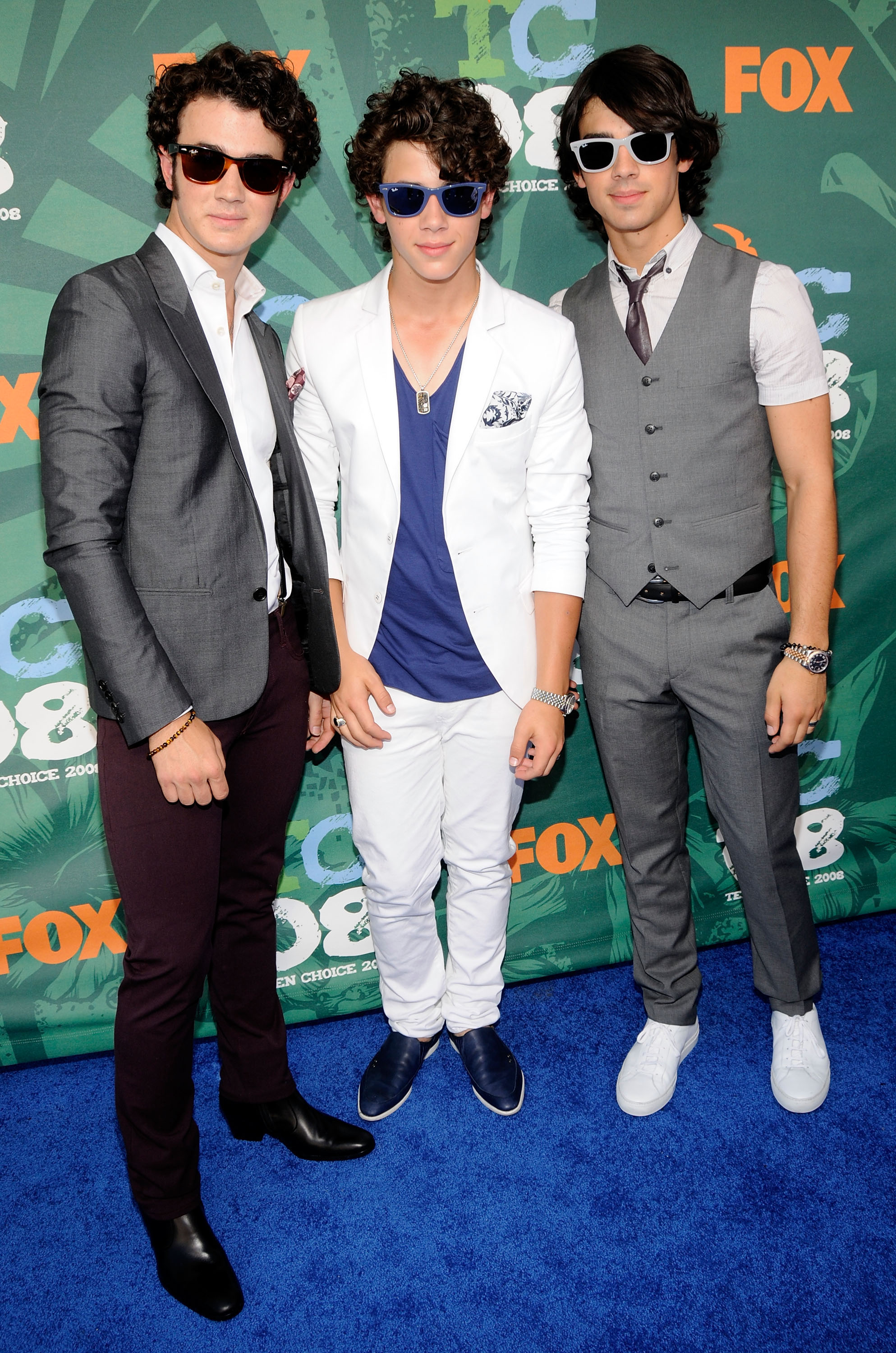 2008 Teen Choice Awards – Red Carpet Jonas Brothers no Teen Choice Awards em 2008