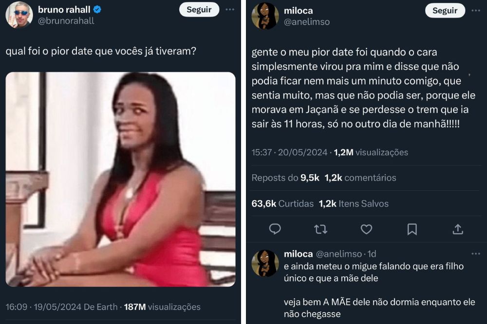 Estamos obcecados pelas histórias da trend do ‘pior date que já tive’