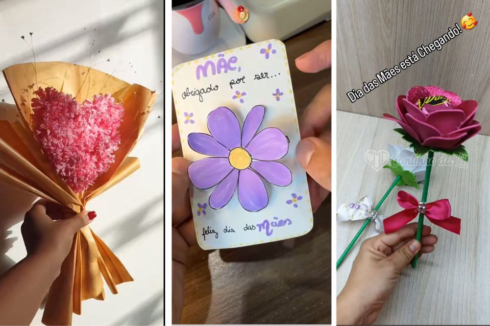 Tutoriais para você fazer o presente perfeito para o Dia das Mães