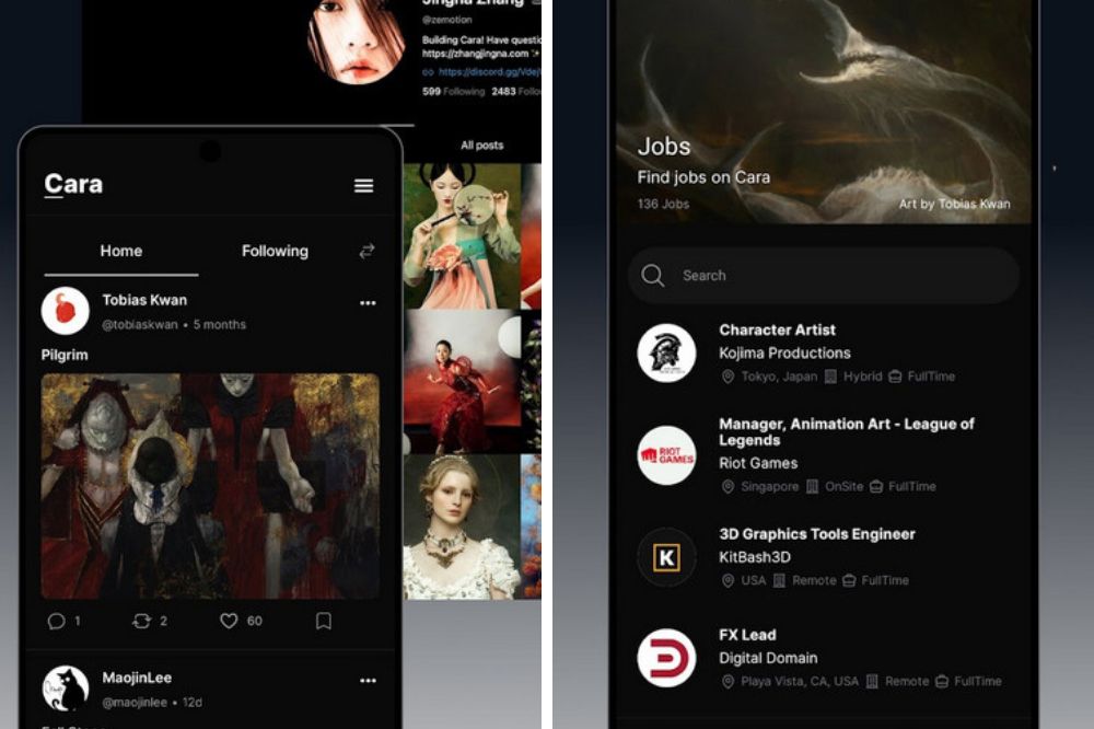 Conheça ‘Cara’, a nova rede social focada em artistas e contra IA