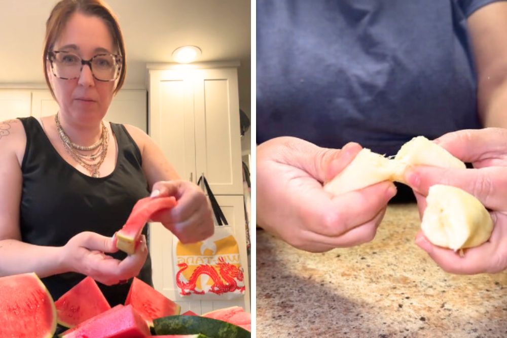 O TikTok está muito intrigado com a polêmica das frutas falsas nos EUA