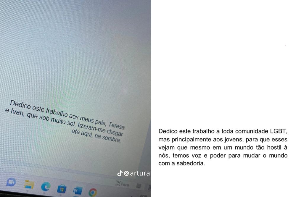 Estas são as dedicatórias de TCC que nos fizeram chorar nesta semana