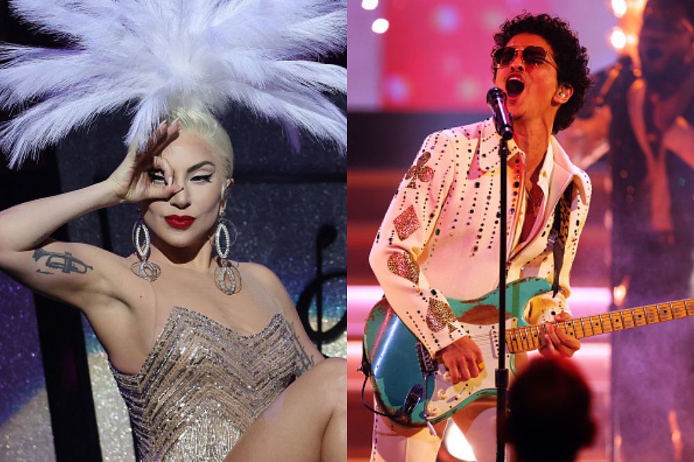 Fãs teorizam colaboração musical entre Lady Gaga e Bruno Mars