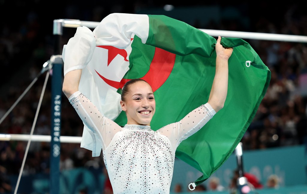 Kaylia Nemour é a primeira ginasta africana medalhista nas Olimpíadas