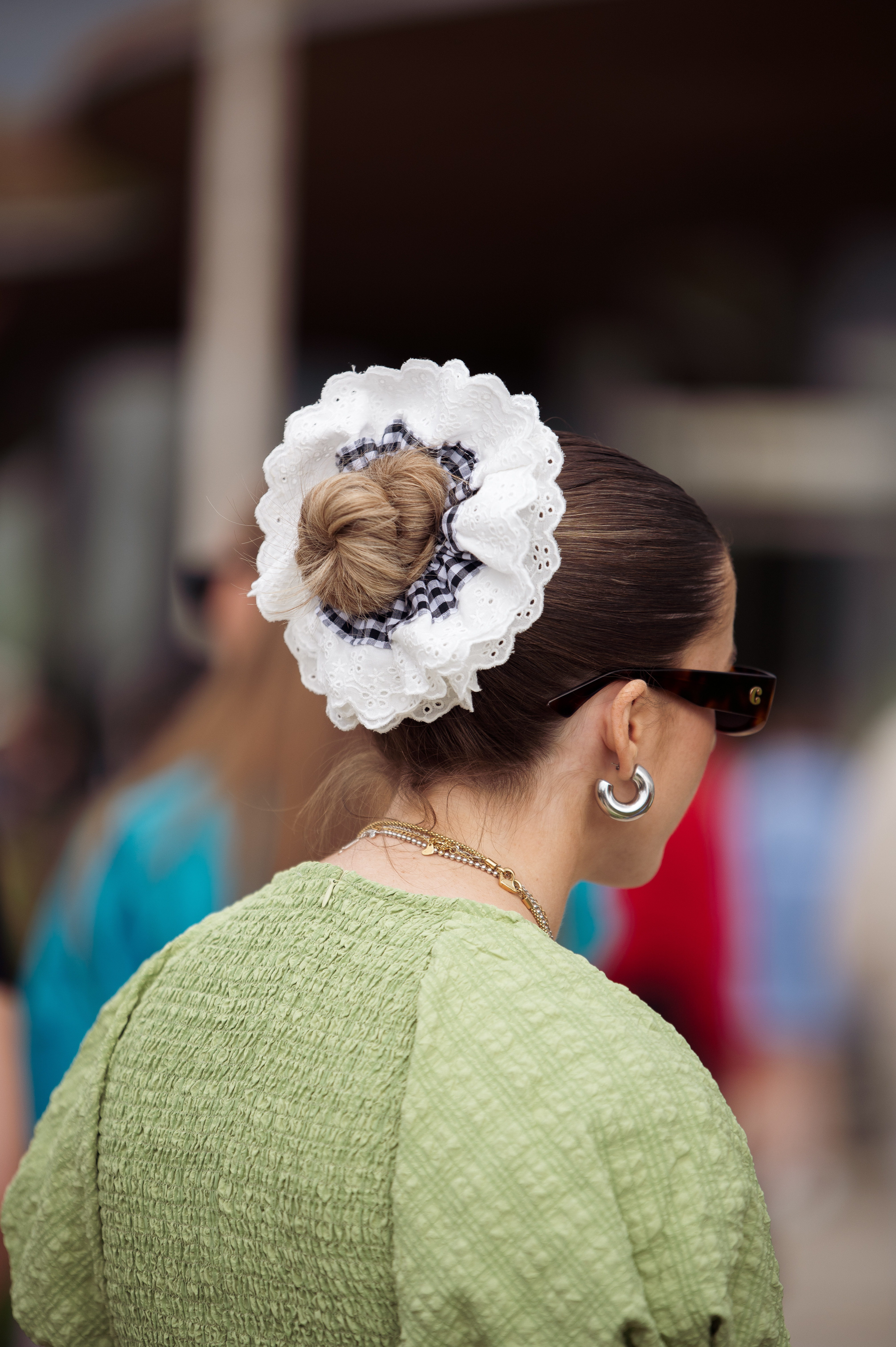 Look do street style da temporada de primavera-verão 2025 da semana de moda de Copenhagen